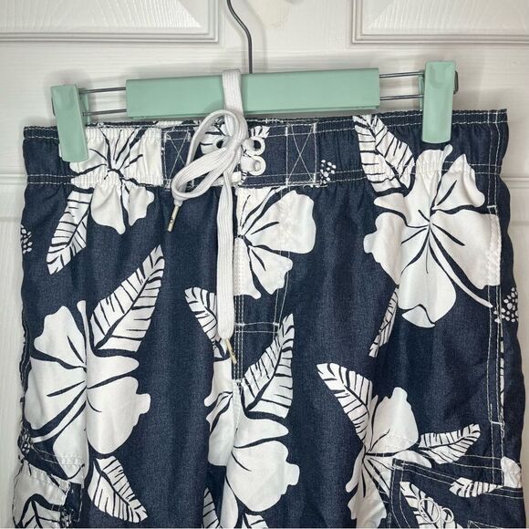 Op Men’s Hawaiian Board Shorts Cargo Waist Swim Shorts Drawstring Waist 28-30 S - Picture 4 of 11